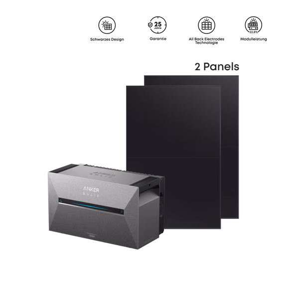 Anker SOLIX Solarbank 3 E2700 Pro Balkonkraftwerk mit Speicher – Solarbank 3 E2700 Pro + 920Wp ABC Solarmodul