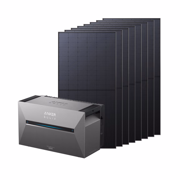 Anker SOLIX Solarbank 3 E2700 Pro Balkonkraftwerk mit Speicher – Solarbank 3 E2700 Pro + 4680Wp Bifaziales Solarmodul