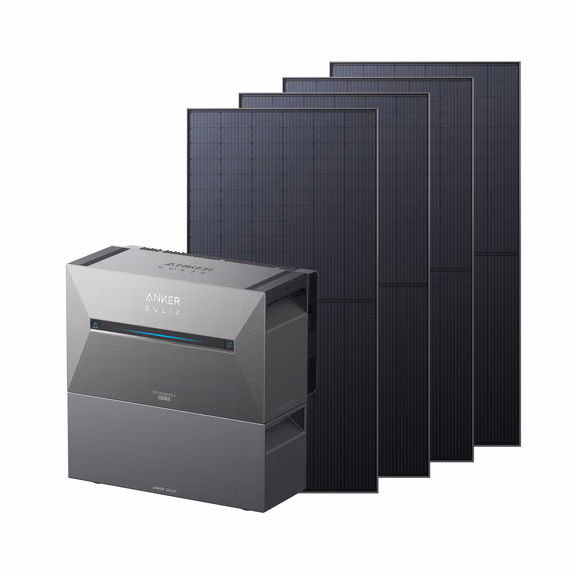 Anker SOLIX Solarbank 3 E2700 Pro Balkonkraftwerk mit Speicher – Solarbank 3 E2700 Pro + 2340Wp Bifaziales Solarmodul + 1× BP2700 Erweiterungsakku