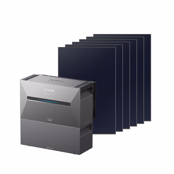 Anker SOLIX Solarbank 3 E2700 Pro Balkonkraftwerk mit Speicher – Solarbank 3 E2700 Pro + 2730Wp ABC Solarmodul + 1× BP2700 Erweiterungsakku