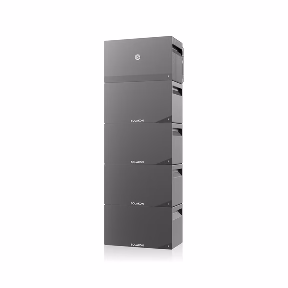Solakon ONE – Solakon ONE + 4 x Solakon ONE Erweiterungsspeicher / 3m