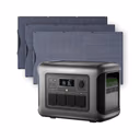 ALLPOWERS 1600W Générateur Solaire R1500 LITE avec PV100W – R1500 LITE + 3PCS SF100 100W PV100W