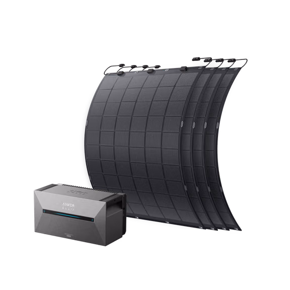 Solarbank 2 E1600 Plus Balkonkraftwerk mit Speicher – Solarbank 2 E1600 Plus + 900Wp Flexibles Solarmodul