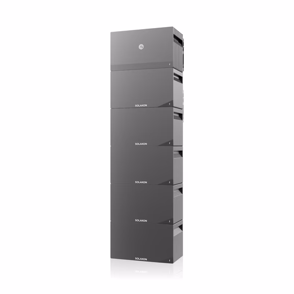 Solakon ONE – Solakon ONE + 5 x Solakon ONE Erweiterungsspeicher / 3m