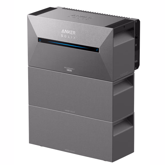 Anker SOLIX Solarbank 2 E1600 Pro Balkonkraftwerk mit Speicher – Solarbank 2 E1600 Pro + 2× BP2700 Erweiterungsakku
