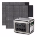 ALLPOWERS Zonnegeneratorset 2500W (R2500-V2 + SP039 600W zonnepaneel) – R2500 V2 + 2 stuks SP039 600W zonnepaneel 600W