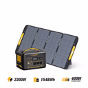 VTOMAN Jump 2200 Estación de Energía Portátil 1548Wh – Jump 2200 1548Wh + 400W Panel