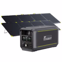 FOSSiBOT F3000 station électrique portable - 2 048 Wh | 3 000 W – F3000 + 2 x SP400 Pro 400W panneau solaire portable bifacial (400W)