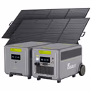 FOSSiBOT F7200 Solargenerator | 7200W 5222.4Wh – F7200+1*FB5222 Erweiterungsakku / Mit 2 x SP420 420W Tragbares Solarpanel (420W) / Mikro-Wechselrichter