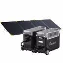 FOSSiBOT F3600 Pro station électrique portable - 3 840 Wh | 3 600 W – F3600 Pro+1*FB3840 Batterie d'extension / 1 x SP400 Pro 400W panneau solaire portable bifacial (400W)