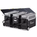 FOSSiBOT F3600 Pro station électrique portable - 3 840 Wh | 3 600 W – F3600 Pro+2*FB3840 Batterie d'extension / 1 x SP400 Pro 400W panneau solaire portable bifacial (400W)