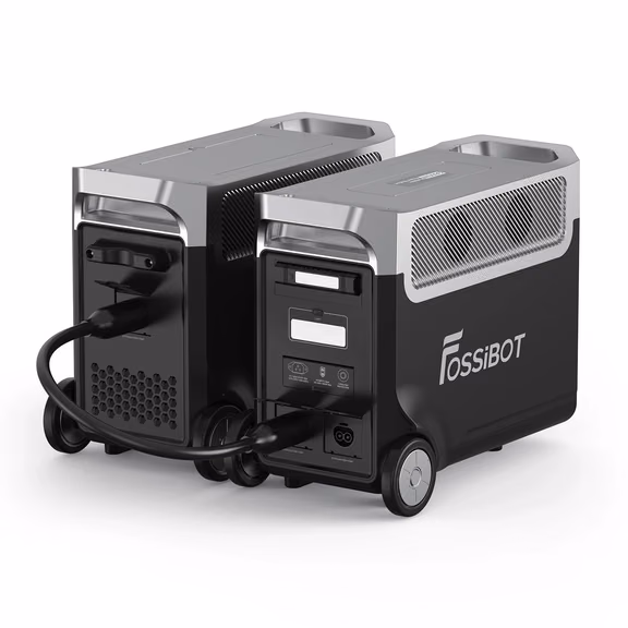 FOSSiBOT F3600 Pro station électrique portable - 3 840 Wh | 3 600 W – F3600 Pro+1*FB3840 Batterie d'extension / sans panneaux
