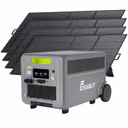 FOSSiBOT F7200 Générateur Solaire + Panneau Solaire – F7200 (Unité seule) / 4 x SP420 420W Panneau solaire portable (420W)