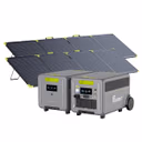 FOSSiBOT F7200 Zonne-energie Generator + Draagbaar Zonnepaneel – F7200+1*FB5222 Uitbreidingsbatterij / 2 x SP400 Pro 400W Bifacial Draagbaar Zonnepaneel (400W)
