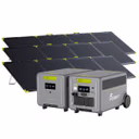 FOSSiBOT F7200 Zonne-energie Generator + Draagbaar Zonnepaneel – F7200+1*FB5222 Uitbreidingsbatterij / 3 x SP400 Pro 400W Bifacial Draagbaar Zonnepaneel (400W)