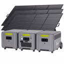 FOSSiBOT F7200 Générateur Solaire + Panneau Solaire – F7200+2*FB5222 Batterie d'extension / 3 x SP420 420W Panneau solaire portable (420W)