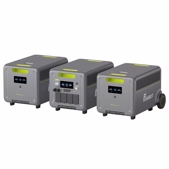 FOSSiBOT F7200 station électrique portable - 5222.4Wh | 7200W – F7200+2*FB5222 Batterie d'extension / sans panneaux