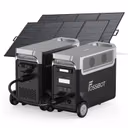FOSSiBOT F3600 Pro station électrique portable - 3 840 Wh | 3 600 W – F3600 Pro+1*FB3840 Batterie d'extension / 2 x SP420 420W Panneau solaire portable (420W)