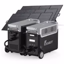 FOSSiBOT F3600 Pro station électrique portable - 3 840 Wh | 3 600 W – F3600 Pro+1*FB3840 Batterie d'extension / 3 x SP420 420W Panneau solaire portable (420W)