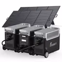 FOSSiBOT F3600 Pro station électrique portable - 3 840 Wh | 3 600 W – F3600 Pro+2*FB3840 Batterie d'extension / 2 x SP420 420W Panneau solaire portable (420W)