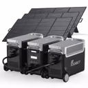 FOSSiBOT F3600 Pro station électrique portable - 3 840 Wh | 3 600 W – F3600 Pro+2*FB3840 Batterie d'extension / 3 x SP420 420W Panneau solaire portable (420W)
