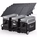 FOSSiBOT F3600 Pro station électrique portable - 3 840 Wh | 3 600 W – F3600 Pro+2*FB3840 Batterie d'extension / 4 x SP420 420W Panneau solaire portable (420W)