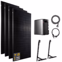 2000 W EcoFlow STREAM Ultra X Balkonkraftwerk | Set mit Mikrowechselrichter und 4x 500 W DAH bifacial Solarmodul mit Gitterbalkon Halterung und 3,84 kWh Speicher