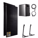 1000 W EcoFlow STREAM Ultra X Balkonkraftwerk | Set mit Mikrowechselrichter und 2x 500 W DAH bifacial Solarmodul mit Gitterbalkon Halterung und 3,84 kWh Speicher