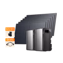 EcoFlow STREAM Ultra Balkonkraftwerk mit Speicher – (7 MPPT | 3 840 Wh Kapazität | 2 700 Wp) STREAM Ultra + STREAM Pro (Gratis 1 × Parallelkabel) + 6 x 450 W Starres Solarpanel
