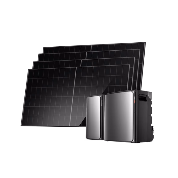 EcoFlow STREAM Ultra X Balkonkraftwerk mit Speicher – STREAM Ultra X / STREAM Ultra (mit 1 × GRATIS STREAM Parallelkabel) + 4 × 500 W Starres Solarpanel