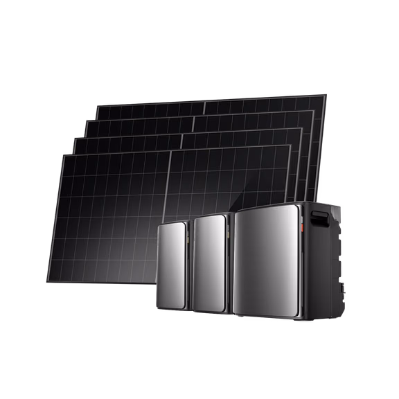 EcoFlow STREAM Ultra X Balkonkraftwerk mit Speicher – STREAM Ultra X / 2 × STREAM Ultra (mit 2 × GRATIS STREAM Parallelkabel) + 4 × 500 W Starres Solarpanel