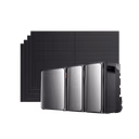 EcoFlow STREAM Ultra X Balkonkraftwerk mit Speicher – STREAM Ultra X / 2 × STREAM Max + 4 × 400 W Starres Solarpanel