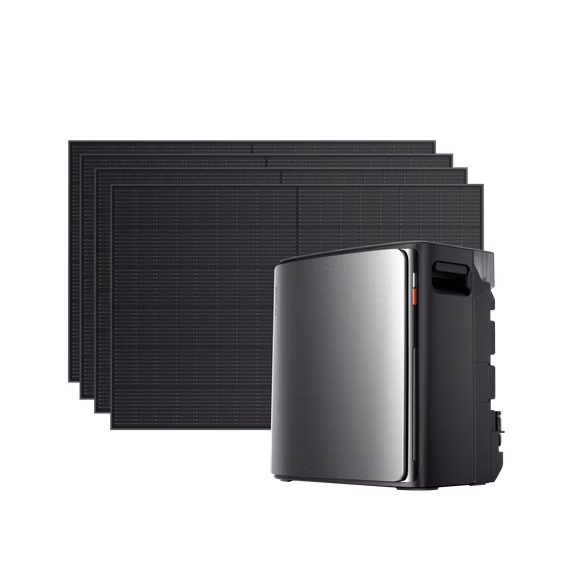 EcoFlow STREAM Ultra X Home Solar Battery – STREAM Ultra X (3.84kWh) / 4 × 400W Rigid Solar Panel