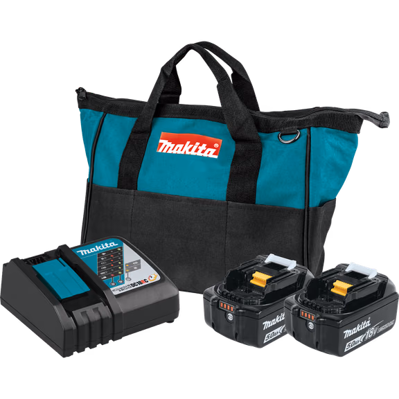 Makita BL1850BDC2 18V LXT Battery and Rapid Charger Starter Pack