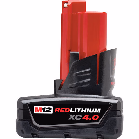 Milwaukee 48-11-2440 M12 REDLITHIUM XC 4.0Ah Extended Capacity Battery Pack