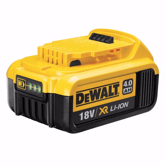DeWalt DCB 182 Akkupack 18 V 4,0 Ah / 4000 mAh XR Li-Ion Akku - mit Ladestandanzeige
