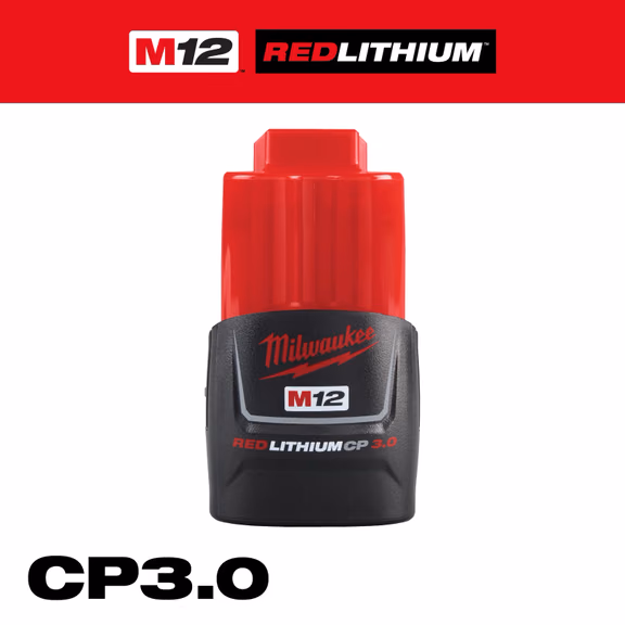 Milwaukee 48-11-2430 M12 REDLITHIUM 3.0Ah Compact Battery Pack