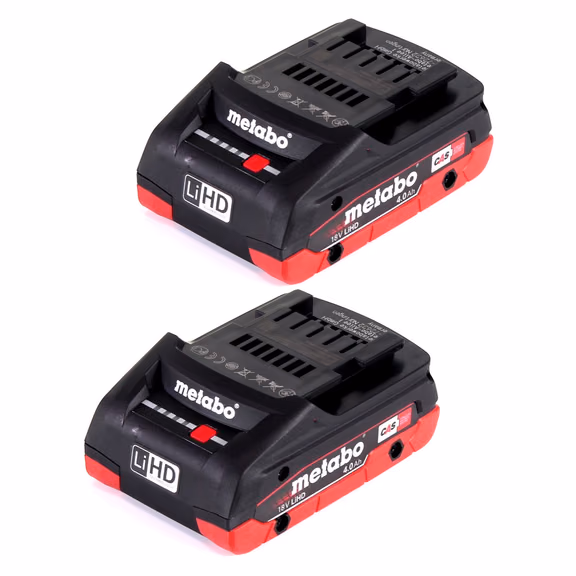 Metabo Akku Set 18V mit 2x Akku LiHD 4,0Ah ( 625367000 )