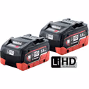 Metabo 5.5Ah 18V LiHD Battery Pack - Pack of 2