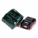 Metabo Akku Basis Set 18V mit 1x Akku LiHD 4,0Ah ( 625367000 ) + Ladegerät ASC 55 ( 627044000 ) Folgemodell vom ASC 30-36