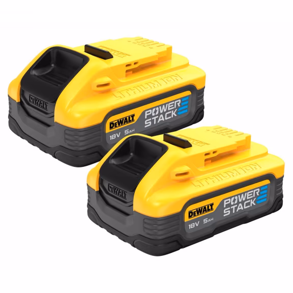 Dewalt DCBP518H2-XJ - 18V 5.0Ah Compact Powerstack Battery Twin Pack