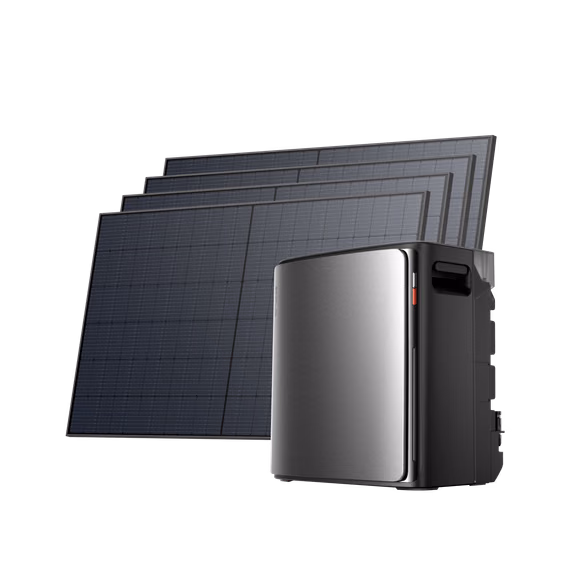 EcoFlow STREAM Ultra X Home Solar Battery – STREAM Ultra X (3.84kWh) / 4 × 520W Rigid Solar Panel