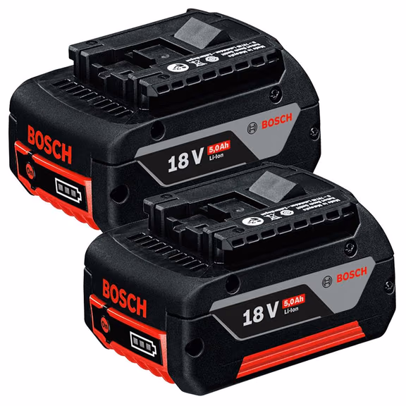 Bosch Akku Set 18 V mit 2x GBA 18 V 5,0 Ah Li-Ion Akku ( 0615990G6Z )