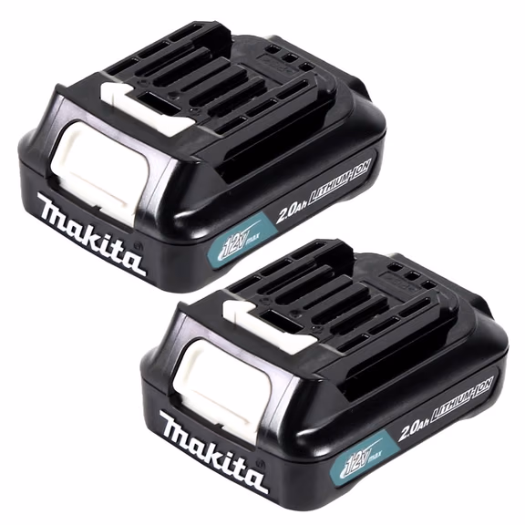 Makita Akku Power Set Li 12V mit 2x BL1021B Akku 2,0Ah ( 2x 197396-9 ) - Nachfolger von BL1020B