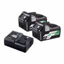 HiKOKI UC18YSL3JEZ Multi Volt Battery Set 2 x 18V 5.0Ah / 36V 2.5Ah Batteries & Rapid Charger