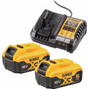 Dewalt 18V XR 5.0Ah Twin Battery Starter Kit - DCB184P2-XJ