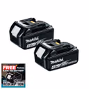 Makita BL1840 18V 4.0Ah LXT Lithium-Ion Battery (Twin Pack)
