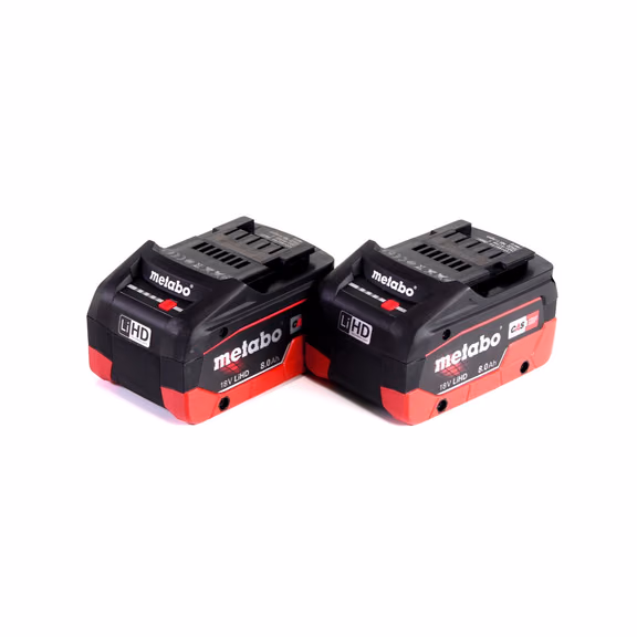 Metabo Akku Basis Set 18V mit 2x Akku LiHD 8,0Ah ( 625369000 )