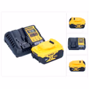 DeWalt DCB 1104 P1 Akku Starter Set 12 V / 18 V 1x Akku 5,0 Ah + DCB 1104 Ladegerät
