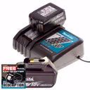 Makita DC18RC 18V LXT Charger with 2x 5.0Ah Batteries
